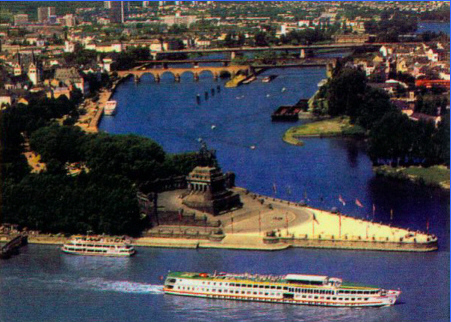 Das Deutsche Eck in Koblenz